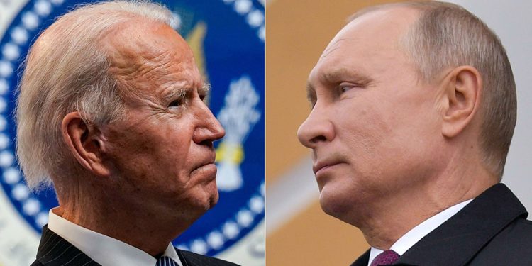U.S. President Joe Biden and Russian President Vladimir Putin. (Getty Images/TNS)