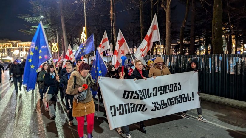 “თავისუფლება რეჟიმის პატიმრებს” – ქუთაისში საპროტესტო აქციაა